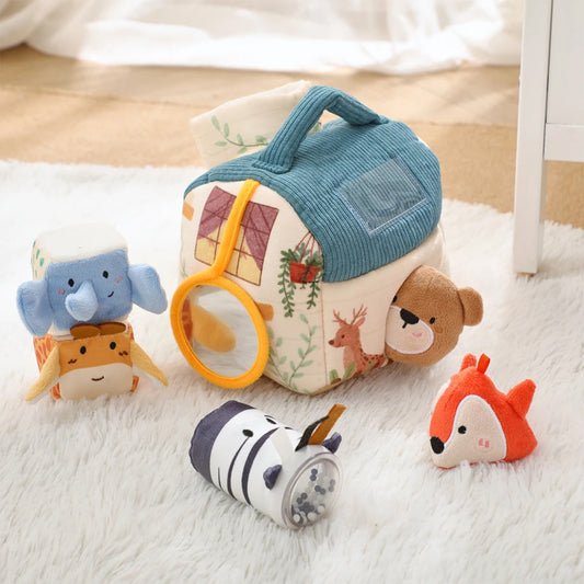 Jessruly® Organic Plush Barn – Pop-Up Sensory Toy