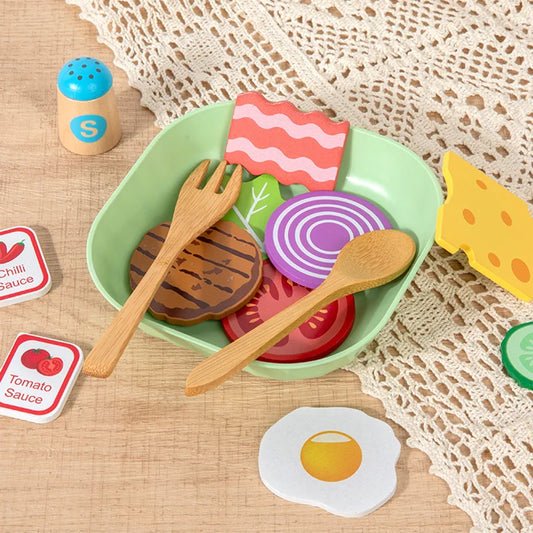 Jessruly®  for Kitchen – Realistic Salad Simulation Cooking Toys