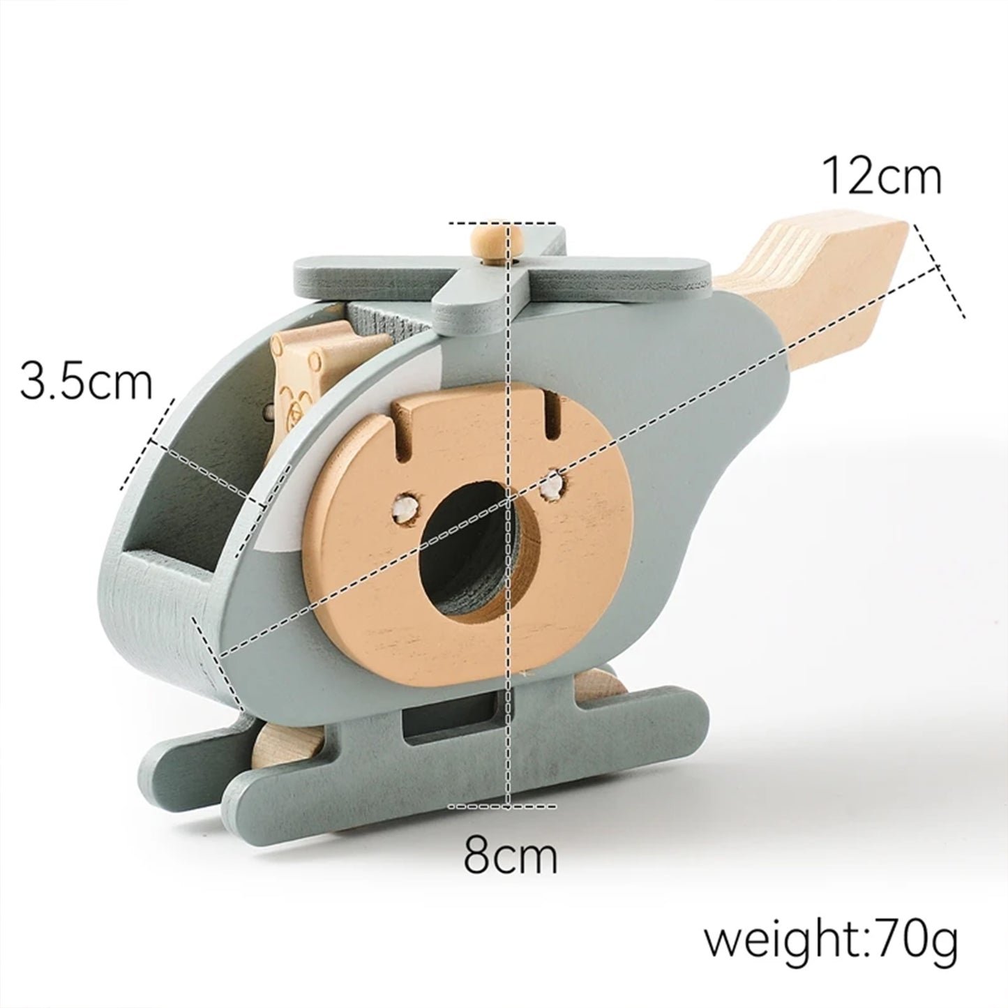 Jessruly® Wooden Airplane Toy