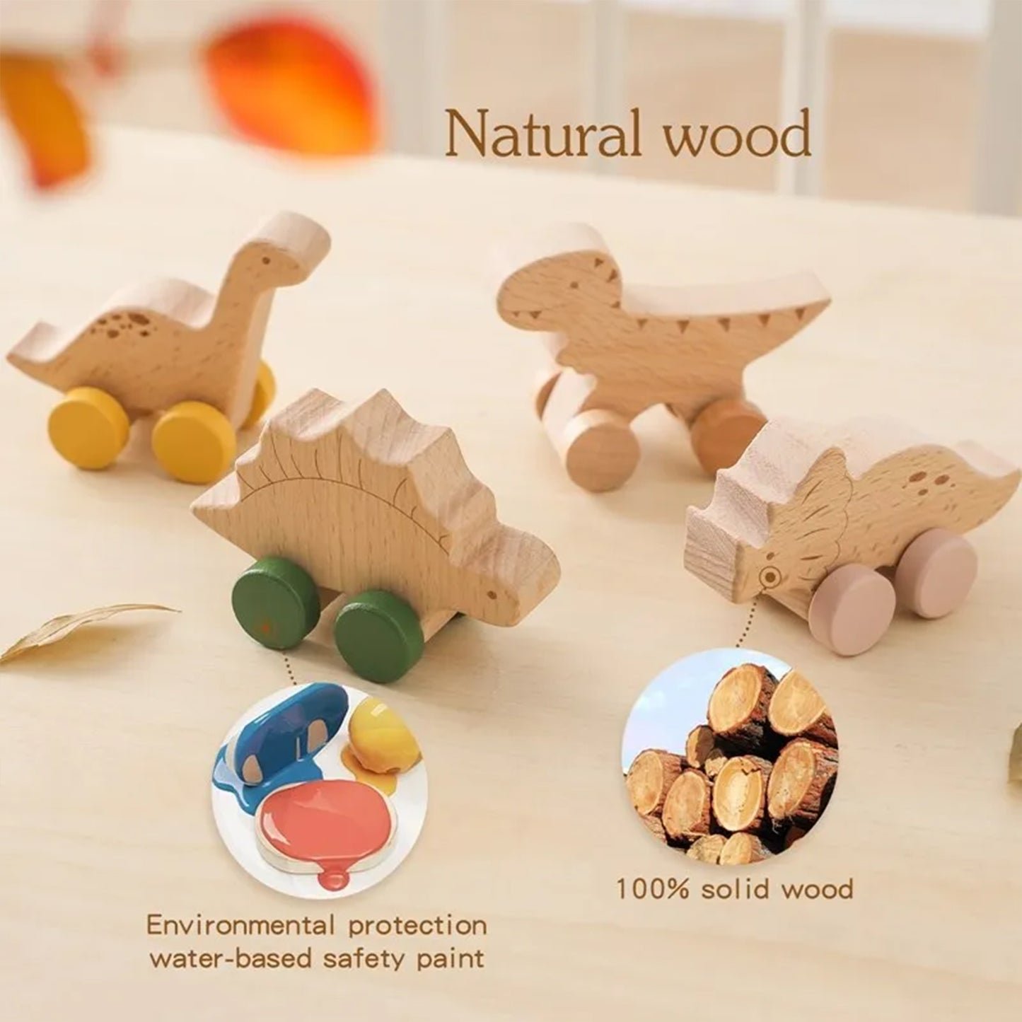 Jessruly® Wooden Push & Pull Cars