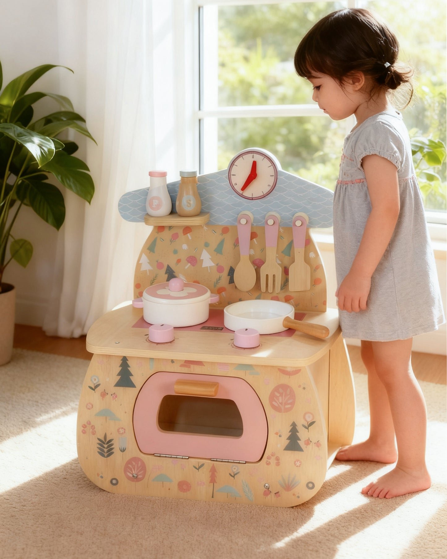 Jessruly® Toy Mushroom Kitchen Set