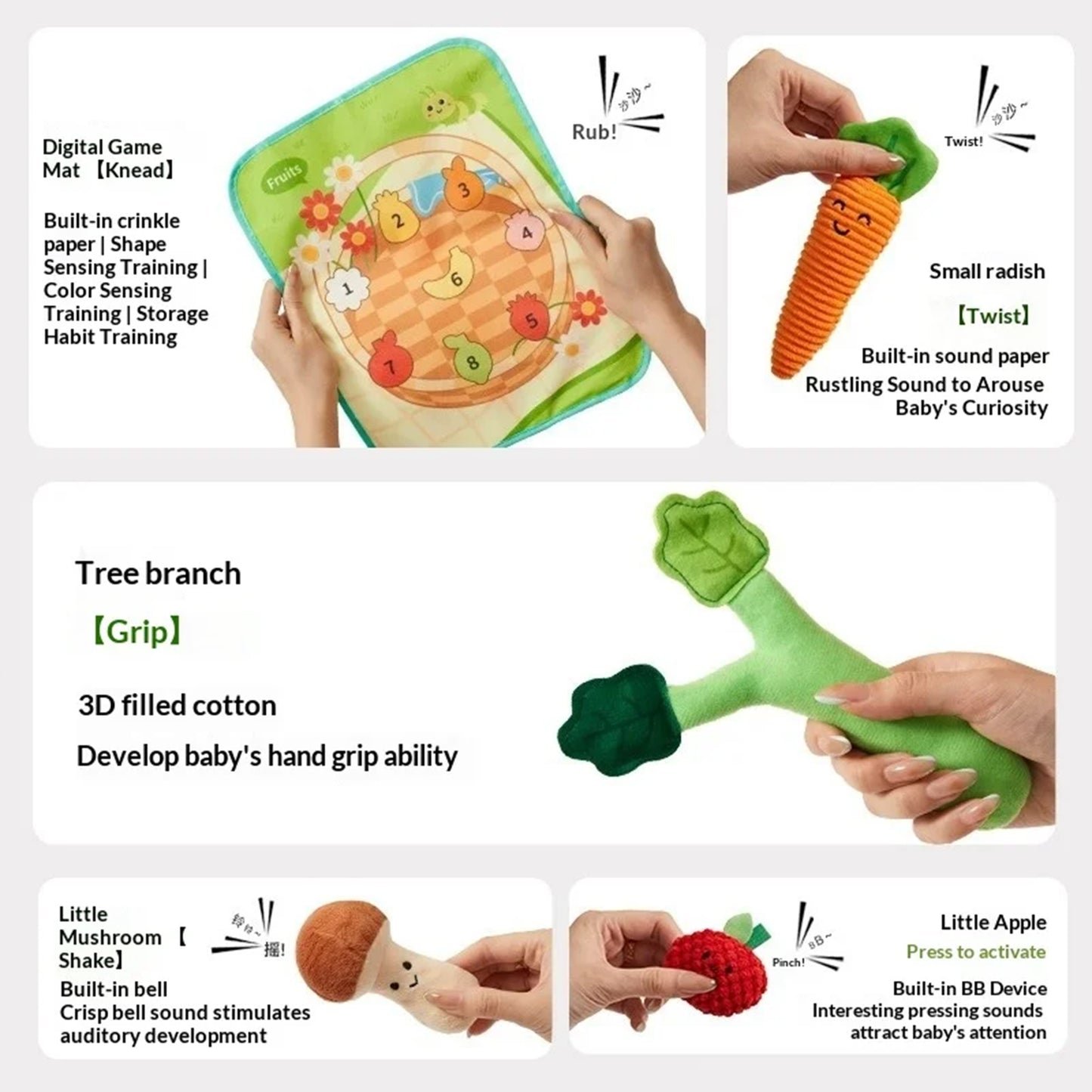 Jessruly® Plush Rings & Sensory Set