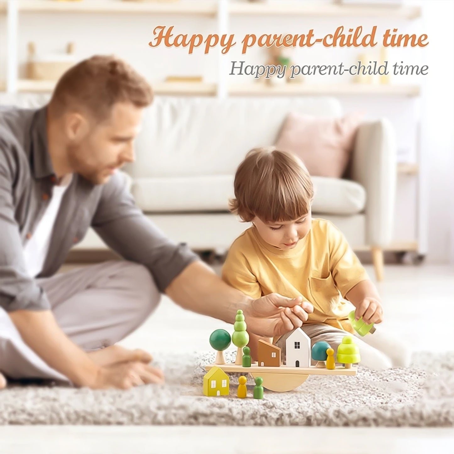 Jessruly® Wooden Forest House Balance Toy