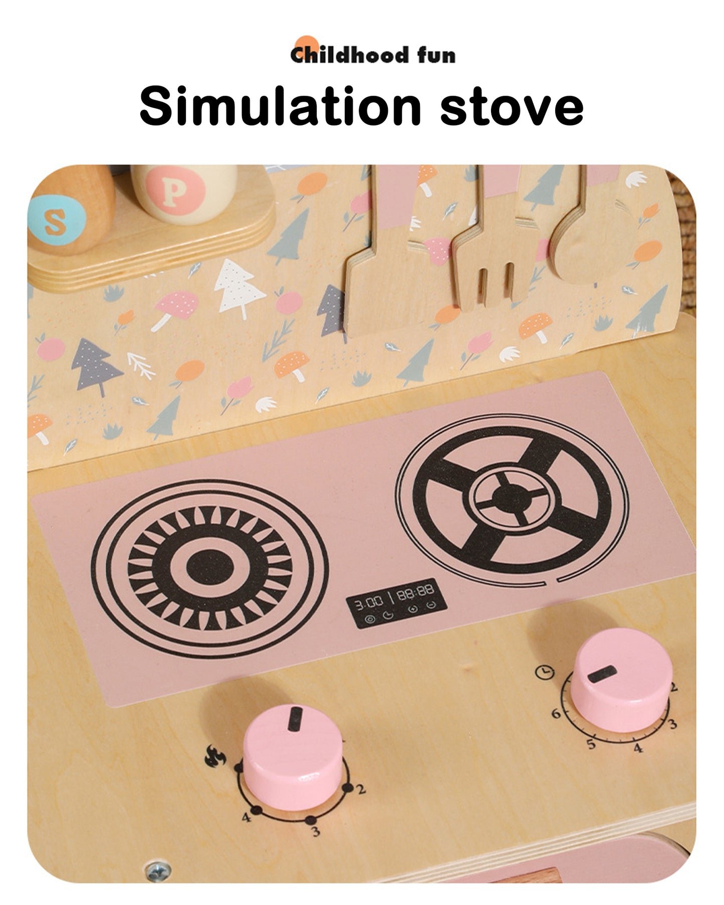 Jessruly® Toy Mushroom Kitchen Set
