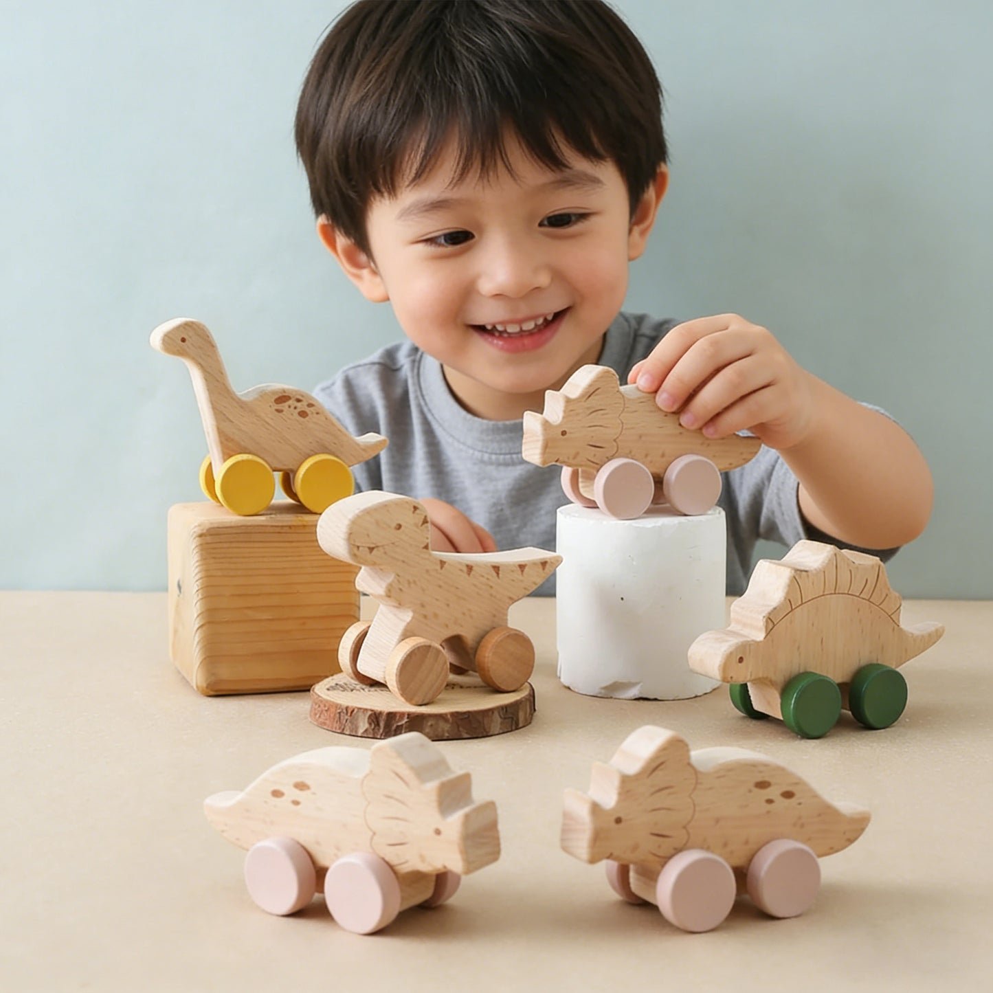 Jessruly® Wooden Push & Pull Cars