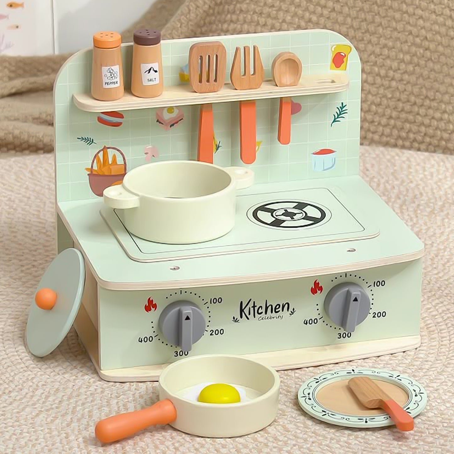 Jessruly® Wooden Play Food Set