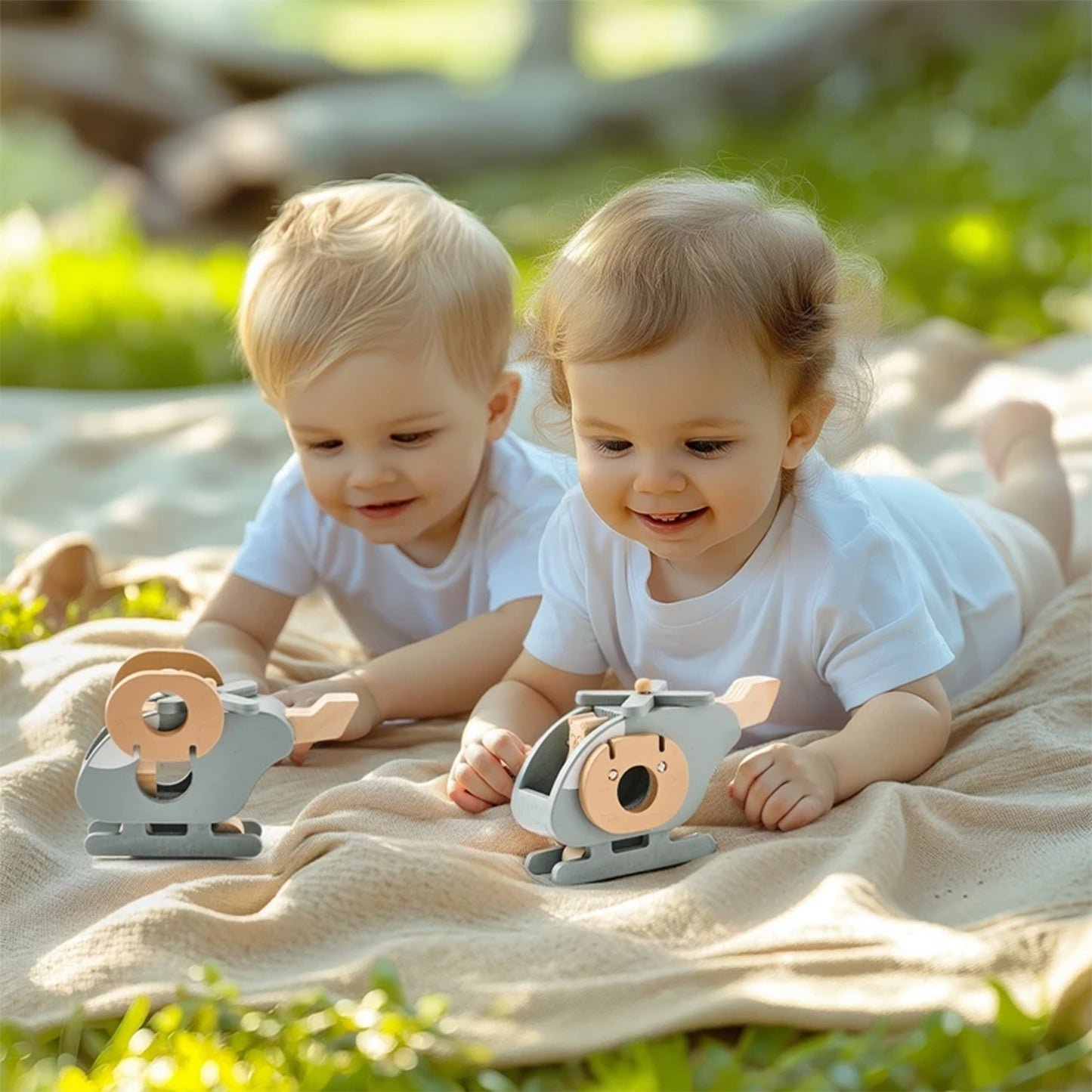 Jessruly® Wooden Airplane Toy