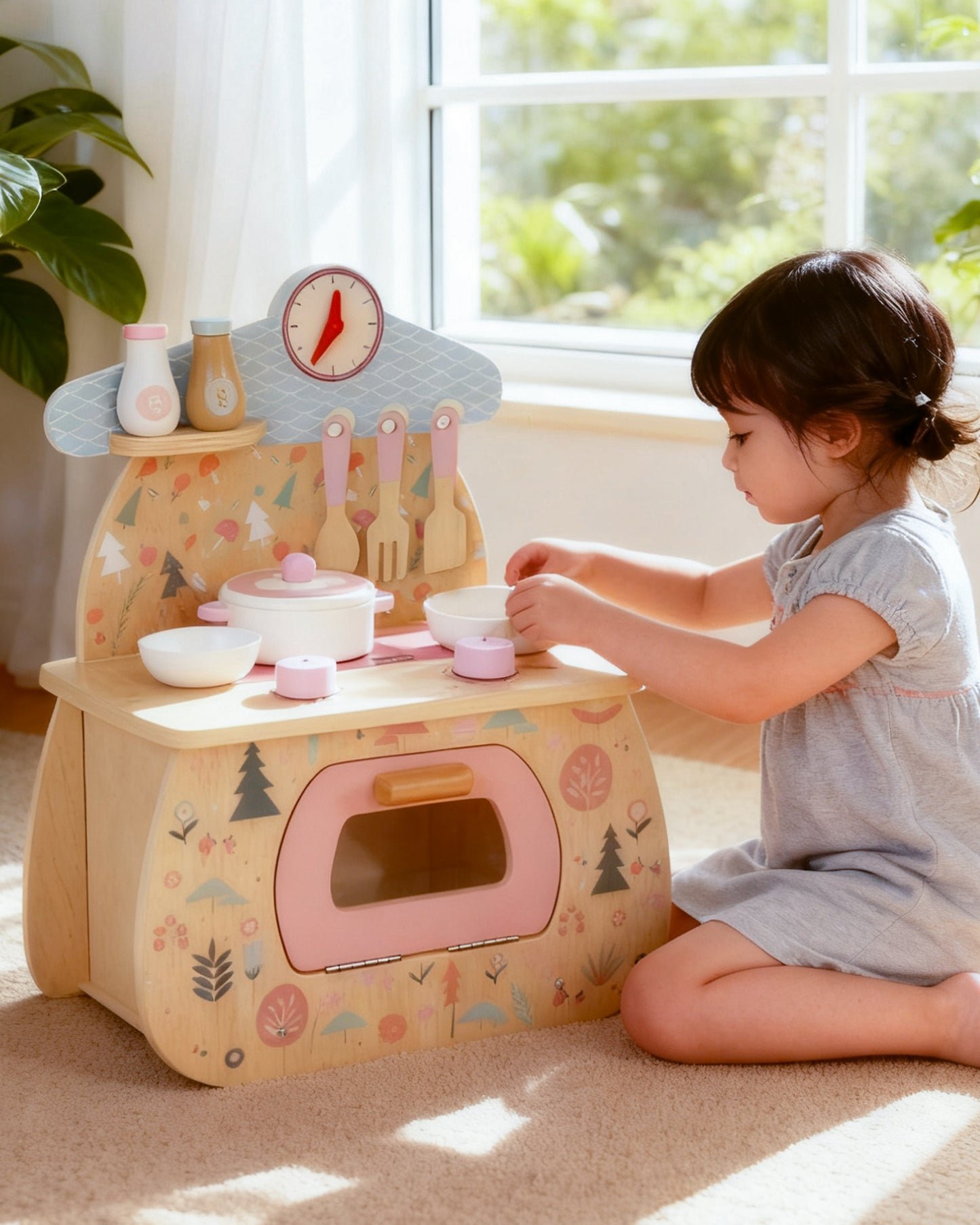 Jessruly® Toy Mushroom Kitchen Set